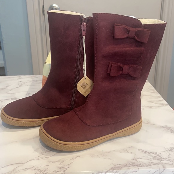Livie and Luca Bobbie Burgendy Boots size 1Y - Picture 2 of 5
